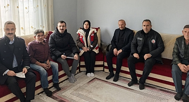 Kaymakam Ayvat Özel Gereksinimli Vatandaşları Ziyaret Etti