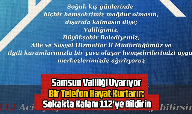 Samsun Valiliği'nden 