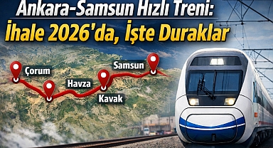 7 Saatlik Yol 2 Saate Düşüyor: İşte Samsun Hızlı Treninin Durak Analizi