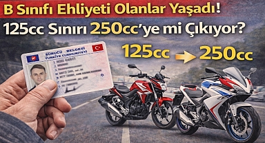 B Sınıfı Ehliyeti Olanlar Yaşadı! 125cc Sınırı 250cc’ye mi Çıkıyor?