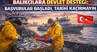 Balıkçılara Devlet Desteği: Başvurular Başladı, Tarihi Kaçırmayın