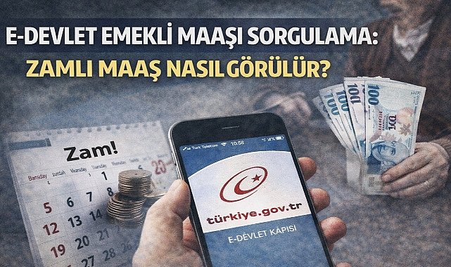 E-Devlet Emekli Maaşı Sorgulama: Zamlı Maaş Nasıl Görülür?