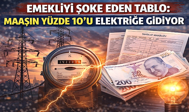 Emekliyi Şoke Eden Tablo: Maaşın Yüzde 10'u Elektriğe Gidiyor