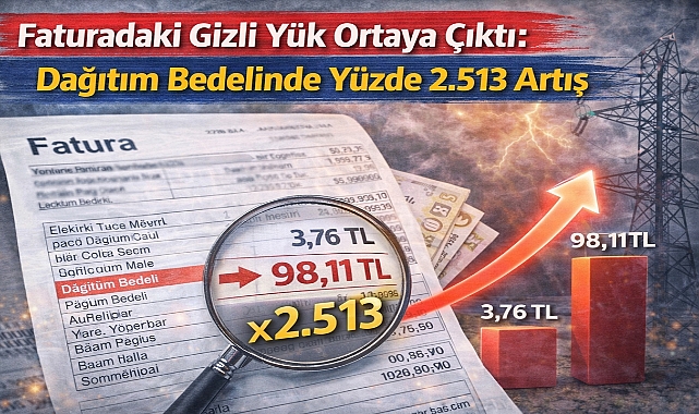 Elektrik Faturasındaki Gizli Yük Ortaya Çıktı: Dağıtım Bedelinde Yüzde 2.513 Artış