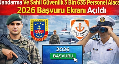 Jandarma Ve Sahil Güvenlik 3 Bin 635 Personel Alacak: 2026 Başvuru Ekranı Açıldı