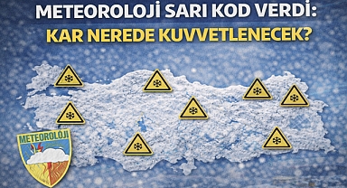 Kar Yolu Kapatabilir: MGM Sarı Kod Verdi, İşte Riskli İller