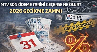 MTV Son Ödeme Tarihi Geçerse Ne Olur? 2026 Gecikme Zammı