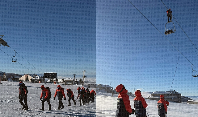 Samsun'da Çığ ve Kurtarma Operasyonu:DAK Ekipleri Sahada