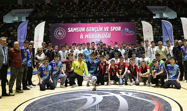 Samsun'da Liseler Arası Futsalda Şampiyon Belli Oldu