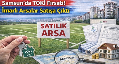 Samsun'da TOKİ Fırsatı! İmarlı Arsalar Satışa Çıktı