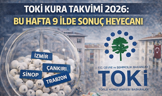 TOKİ Kura Takvimi 2026: Bu Hafta 9 İlde Sonuç Heyecanı
