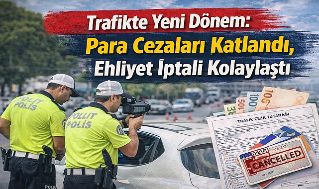 Trafikte Yeni Dönem: Para Cezaları Katlandı, Ehliyet İptali Kolaylaştı