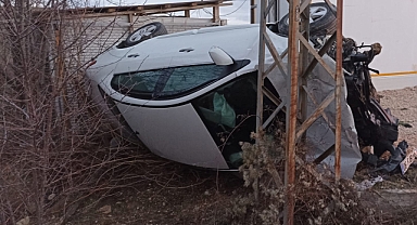 Havza–Vezirköprü Yolunda Kaza: Otomobil Takla Attı