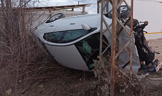 Havza–Vezirköprü Yolunda Kaza: Otomobil Takla Attı