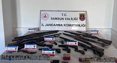 Samsun'da Dev Silah Operasyonu: 25 Adrese Eş Zamanlı Baskın!
