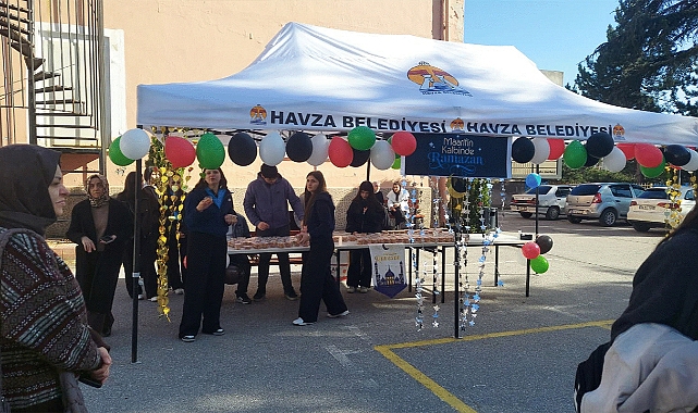 Havza 25 Mayıs Anadolu Lisesinde Tatlı Ramazan Paylaşımı