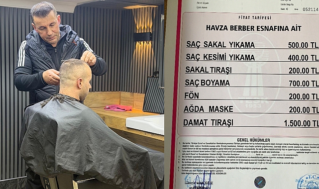 Havza’da Berber Fiyatlarına Zam: Tıraş Cep Yakacak