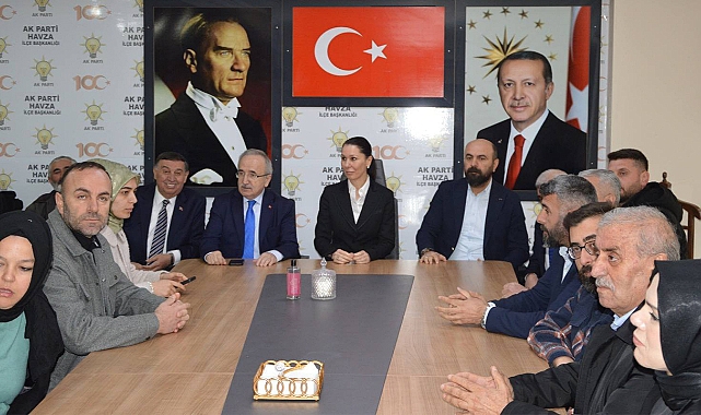 AK Parti Havza Teşkilatında Bayramlaşma Programı Düzenlendi