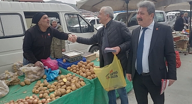 CHP Havza İlçe Başkanlığından Yoğun Saha Çalışması