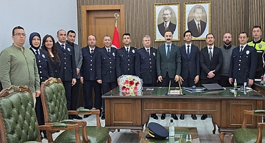 Havza’da Başarılı Polislere Kaymakam Ayvat’tan Başarı Belgesi