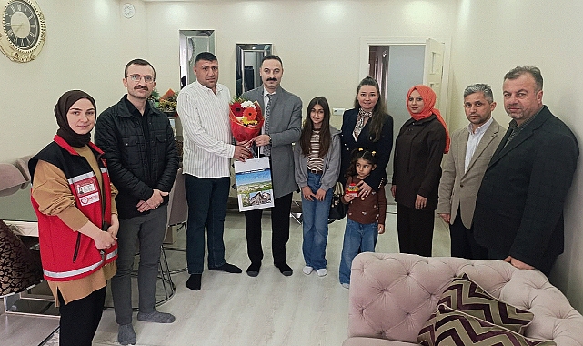 Havza Kaymakamı Ayvat’tan Şehit Aileleri ve Gazilere Bayram Ziyareti