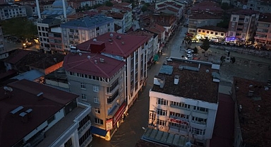 Havza'da Dere Taştı, Merkez Sular Altında Kaldı!