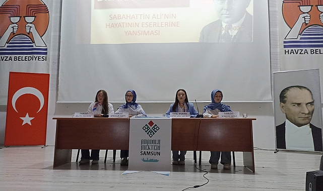 Havza’da Edebiyat Rüzgarı: Genç Kalemler Sabahattin Ali’yi Anlattı