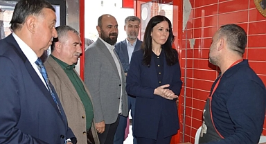 Çiğdem Karaaslan Havza'da Sel Bölgesini İnceledi