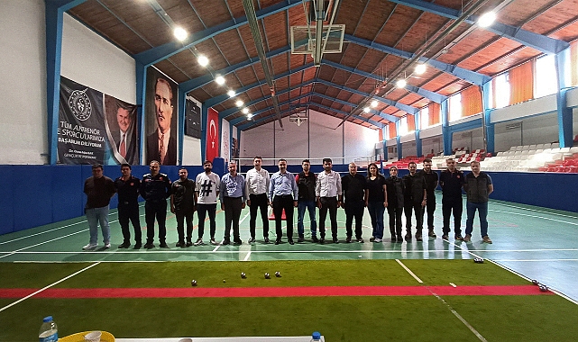 Havza'da Kurumlar Arası Bocce Turnuvası Tamamlandı