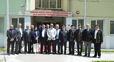 Havza'da Resmi Bayramlaşma Programı Düzenlendi 