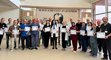 Havza'da Sağlık Çalışanlarına 20. Yıl Takdiri