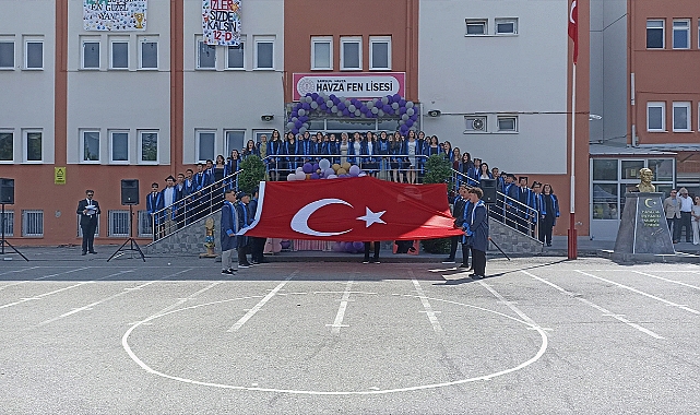 Havza Fen Lisesinde Mezuniyet Programı