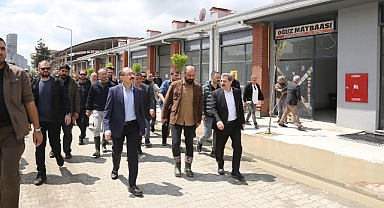 Mehmet Muş Havza'da Sahaya İndi: 70 Konut Ve 385 İş Yeri Hasar Gördü