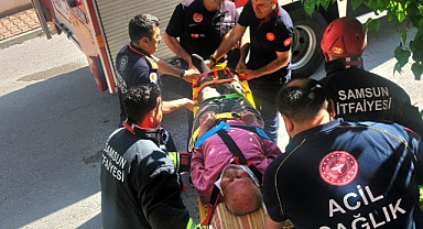 Sundurmanın Üzerine Düşen Kişiyi İtfaiye Kurtardı