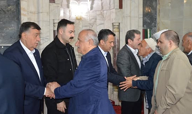 Vali Tavlı ve Başkan Doğan Havza'da Bayramlaştı 
