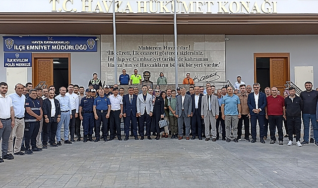 Havza'da Kaymakam Ayvat'a Hüzünlü Veda