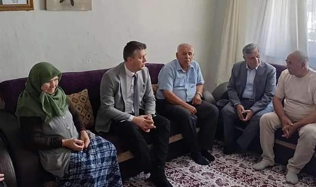 Havza Kaymakamı Serin'den Şehit ve Gazi Ailelerine Ziyaret