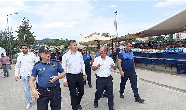 Havza Kaymakamı Serin'den Selzede Esnafa Moral Ziyareti