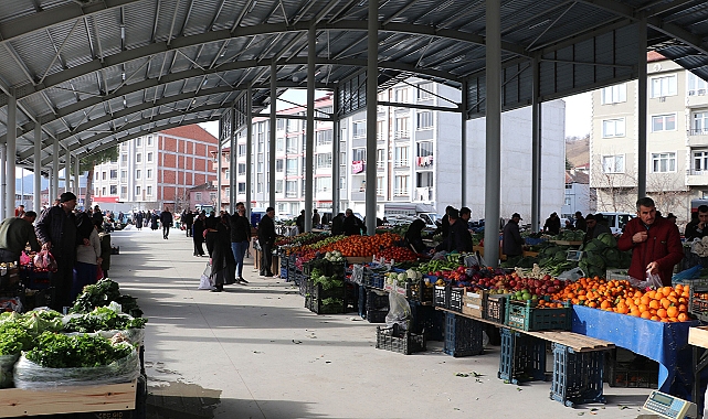 Havza Salı Pazarı'nda Araçsız Dönem Başladı