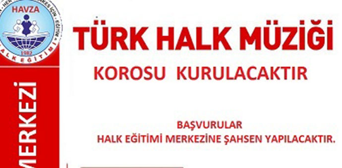Halkın Katılımı İle Türk Halk Müziği Korosu Kurulacak