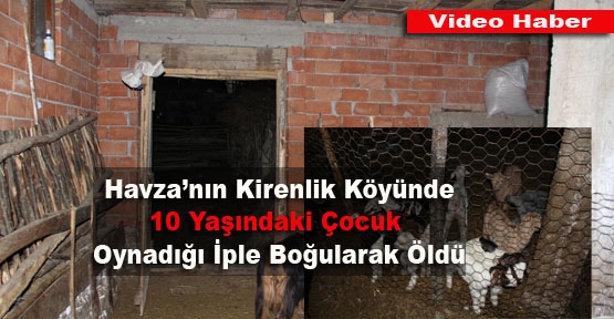 10 Yaşındaki Çocuğun Oyun Oynadığı İp Sonu Oldu-Video Haber
