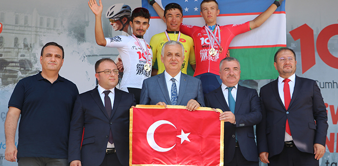 100. Yıl Cumhuriyet Bisiklet Turu Amasya -Havza Etabı Tamamlandı