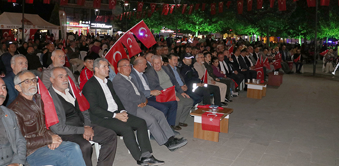 15 Temmuz Demokrasi ve Milli Birlik Günü Programı Düzenlendi