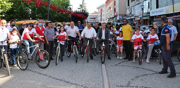 15 Temmuz Demokrasi Ve Milli Birlik Günü Bisiklet Turu Düzenledi