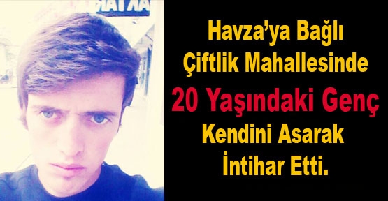 20 Yaşındaki Genç iple İntihar Etti
