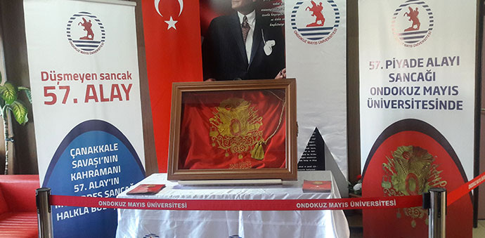 57. Alay Sancağı 25 Mayıs Anadolu Lisesinde