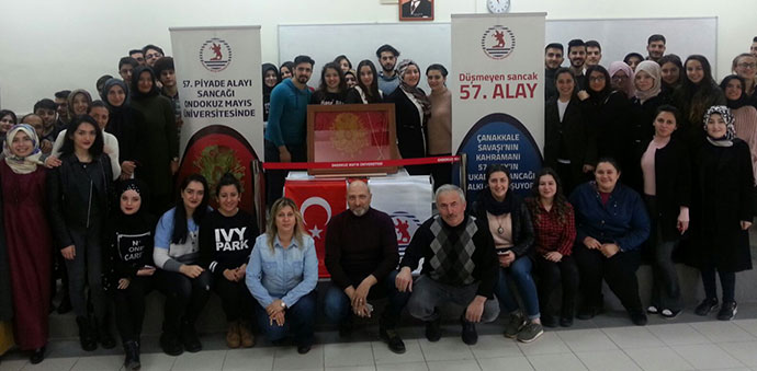 57. Alay Sancağı Veda Turunda Havza MYO’da Sergilendi