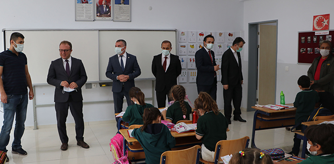 6 Bin 185 Öğrenci Yüz Yüze Eğitime Başladı