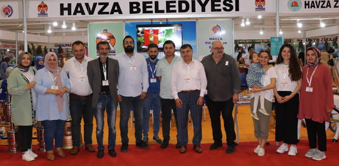 6. Samsun Tarım Fuarına Havza Damga Vurdu