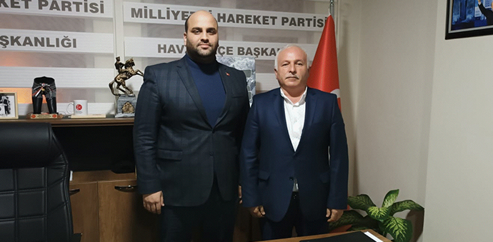 AK Parti Havza Belediye Başkan Aday Adayı Kaya’dan İttifak Ortağına Ziyaret